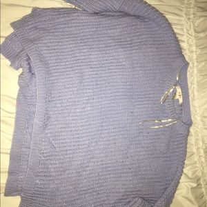 Cornflower blue sweater